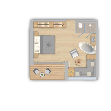 Hotel Edelweiss ザールバッハ・ヒンターグレム 部屋 写真